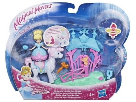 Disney Princess Little Kingdom Magical Movers Pony Ride Cinderella  s Stable Playset Supply