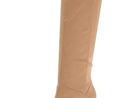 FRANCO SARTO Womens Beige Cushioned Goring Koko Pointed Toe Zip-Up Heeled Boots M Online Hot Sale