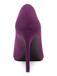 INC Womens Purple Padded Shelya Pointed Toe Stiletto Slip On Dress Pumps Shoes M Supply