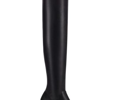 BAR III Womens Black Lug Sole Padded Fernn Almond Toe Block Heel Zip-Up Boots Shoes M Sale