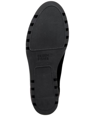 EILEEN FISHER Womens Black Cushioned Marie Round Toe Wedge Slip On Pumps Shoes M Hot on Sale