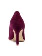 LUCCA LANE Womens Purple Asymmetrical Cushioned Yalexis Pointed Toe Stiletto Slip On Leather Dress Pumps Shoes M Online Hot Sale