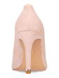 KENNETH COLE Womens Beige Cushioned Comfort Riley 85 Pointed Toe Stiletto Slip On Leather Dress Pumps Shoes M Online now