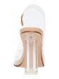 WILD PAIR Womens Clear Translucent Slip Resistant Padded Dharma Pointed Toe Block Heel Slip On Slingback M Fashion